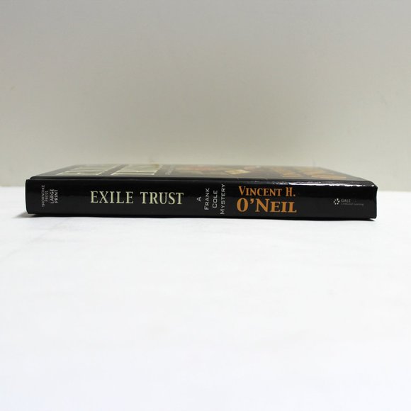 Exile Trust A Frank Cole Mystery by Vincent H O'Neil Hardcover Large Print - Picture 8 of 11